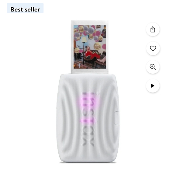 1 Fujifilm Pink PAL Camera & 1 White Instax Printer 3 Bundle - Picture 10 of 16